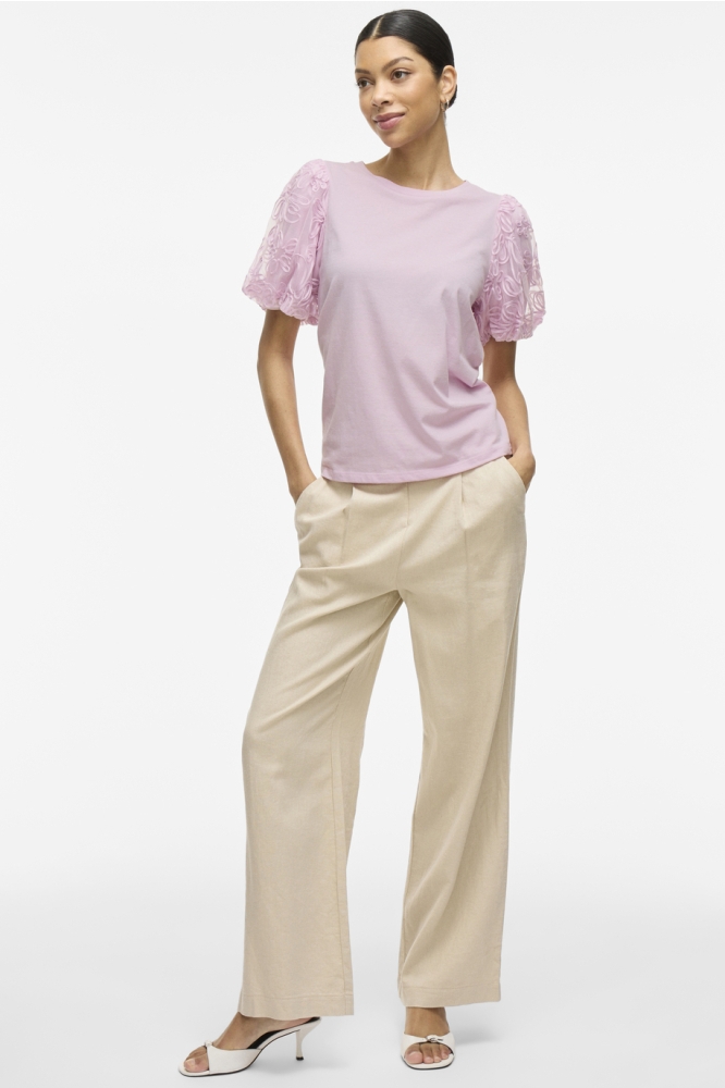 VISIMONIA O-NECK S/S TOP 14107505 WINSOME ORCHID